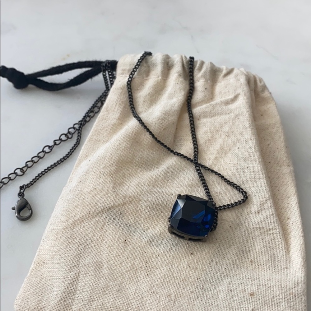 4 for $20! Sapphire Blue necklace